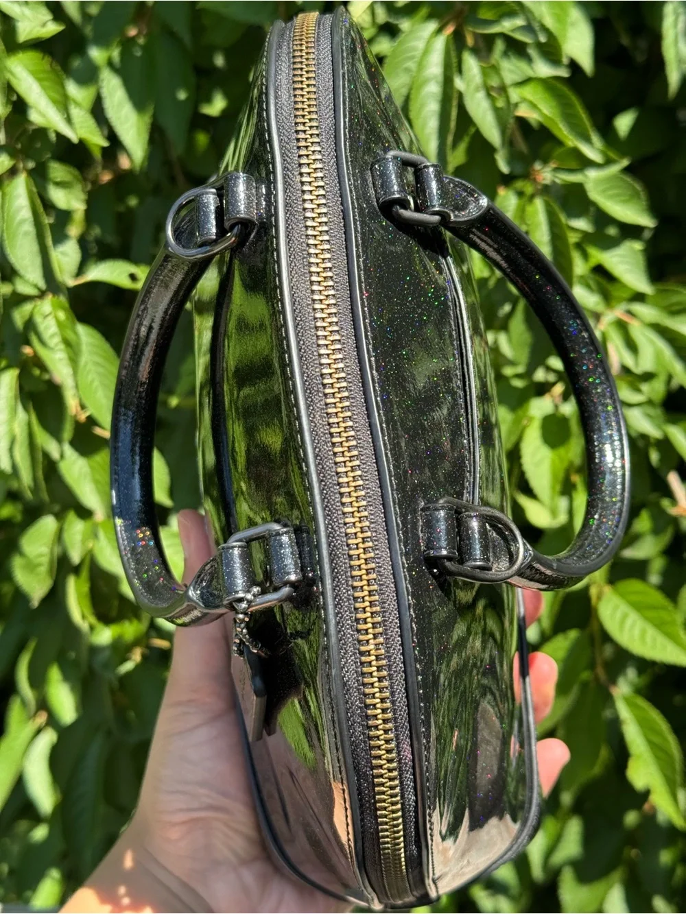 Coach x NASA mini sierra dome satchel